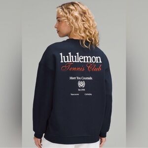 NWOT Lululemon Navy Tennis Club Sweatshirt
